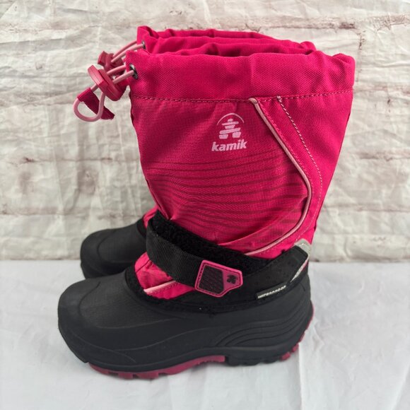 Kamik Girls Toddler 13 Pink Snowfall Insulated Waterproof Winter Snow Boots - Picture 6 of 12